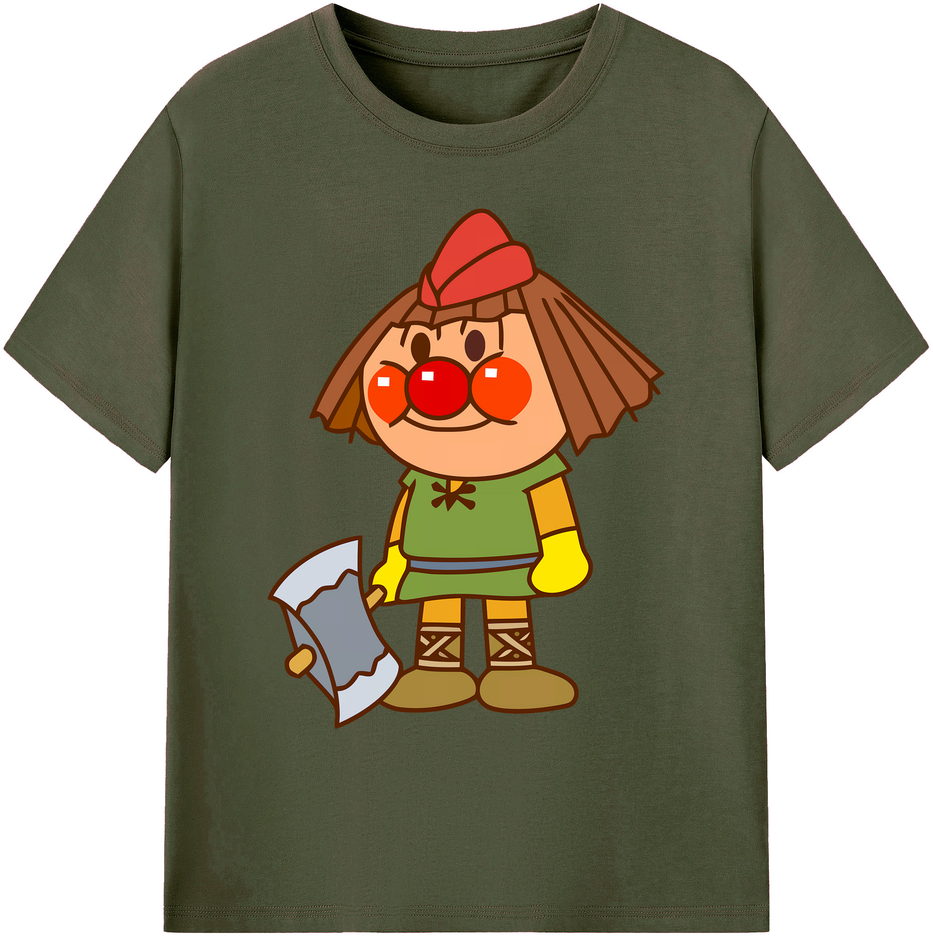 （画像用） アンパンマン Anpanman 綿100％ メンズ半袖Tシャツ｜肌触りやわらか＆通気性